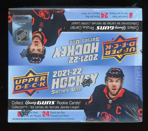 2021-22 Upper Deck Series 1 Hockey Retail Box