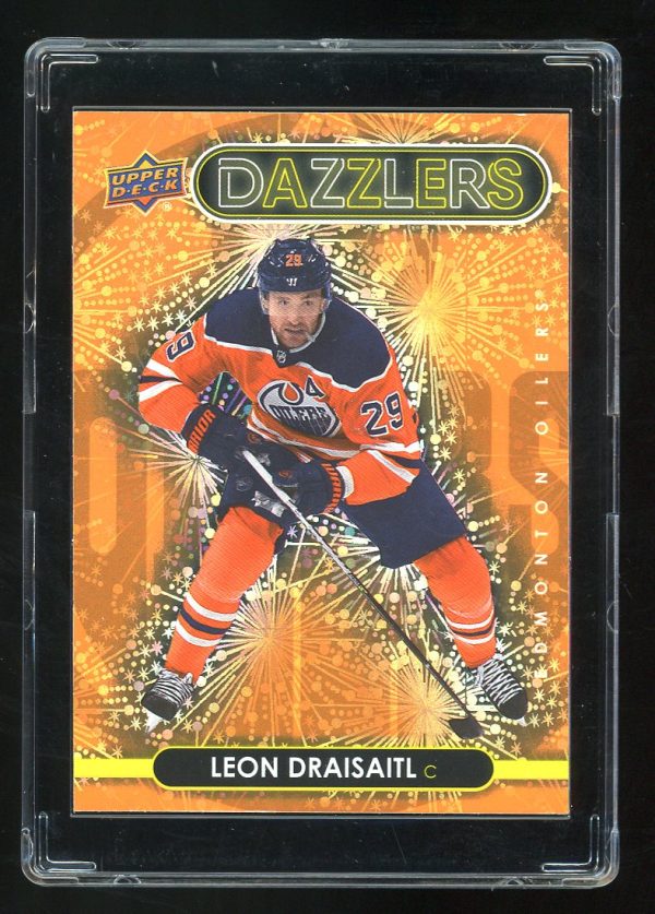 2021-22 Upper Deck orange Dazzlers Leon Draisaitl # DZ-114