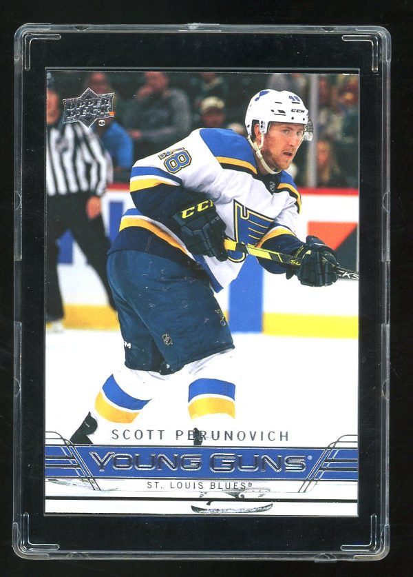 2021-22 Upper Deck '06-07 Retro Young Guns Scott Perunovich # T87