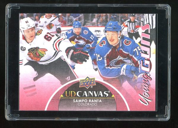 2021-22 Upper Deck hockey canvas young guns Sampo Ranta # C230