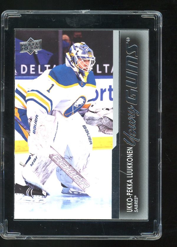 2021-22 Upper Deck young guns Ukko-Pekka Luukkonen #202 Buffalo Sabres