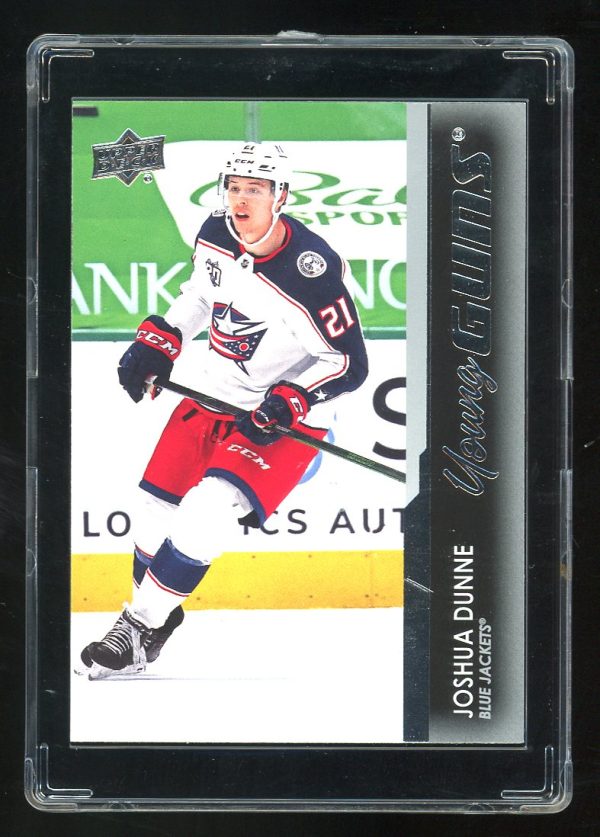 2021-22 Upper Deck Young Guns Joshua Dunne #218 RC Columbus Blue Jackets