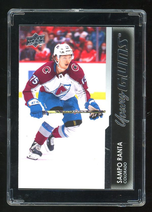 2021-22 Upper Deck Young Guns Sampo Ranta #457 RC Colorado Avalanche