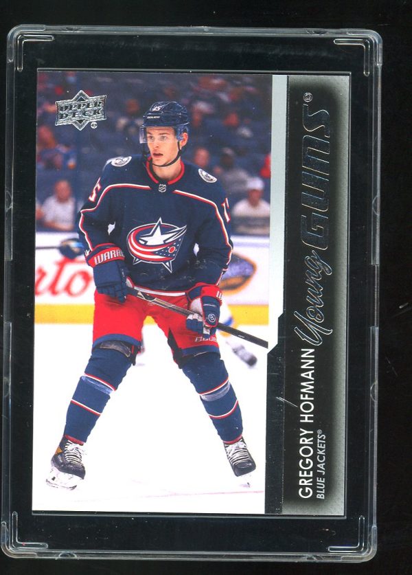 2021-22 Upper Deck Young Guns Gregory Hofmann #486 RC Columbus Blue Jackets