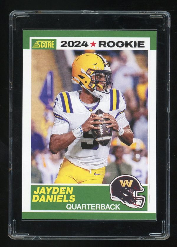 2024 Score Football 35th Anniversary RC Jayden Daniels #2