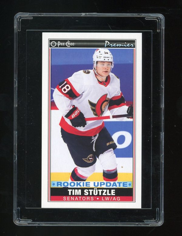 2021-22 O-Pee-Chee OPC Premier Tallboys Tim Stutzle SP # P54 Ottawa Senators