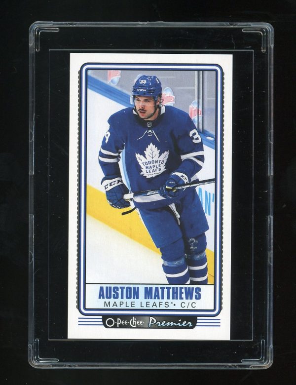 2021-22 O-Pee-Chee OPC Premier Tallboys Auston Matthews #P2 Toronto Maple Leafs