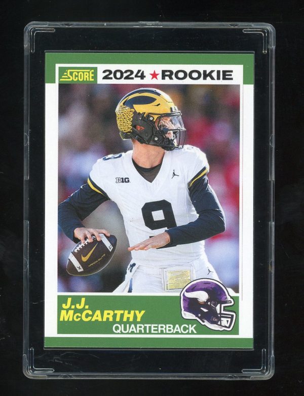 2024 Score 35th Anniversary Rookie #8 J.J. McCarthy Minnesota Vikings