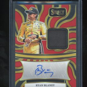 2025 Select Autographed Memorabilia Prizm Red #AM-RBY Ryan Blaney 15/49