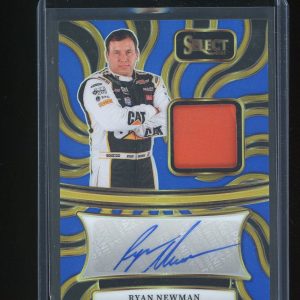 2025 Select Autographed Memorabilia Prizm Blue #AM-RNM Ryan Newman 2/35