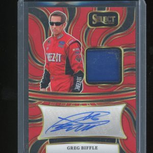 2025 Select Autographed Memorabilia Prizm Red #AM-GBF Greg Biffle 45/49