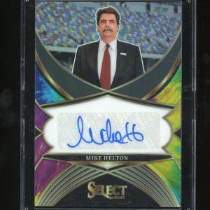 2025 Panini Select Racing Legendary Signatures Prizm Tie Dye # LS-MHN Mike Helton 13/25