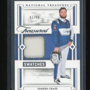 2024 Panini National Treasures Racing Treasured Swatches #TS-PCS Parker Chase 7/99