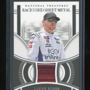2024 Panini National Treasures Racing Raced Used Sheet Metal #RUS-LRG Layne Riggs 66/99