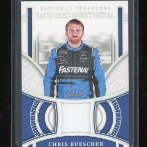 2024 Panini National Treasures Racing Raced Used Sheet Metal #RUS-CBR Chris Buescher 2/25