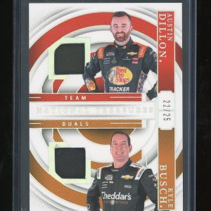 2024 Panini National Treasures Racing Team Duals #TD-RCR1 Austin Dillon / Kyle Busch 22/25