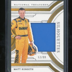 2024 Panini National Treasures Racing Silhouettes Race Worn Patch #SS-MKT Matt Kenseth 57/99