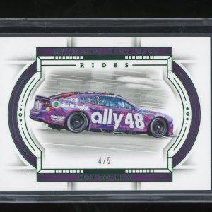 2024 Panini National Treasures Racing Rides Green #67 Alex Bowman 4/5