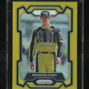 2024 Panini Prizm Racing Gold Prizm #77 Brandon Jones 3/10