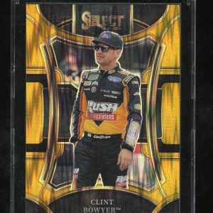 2024 Panini Prizm Racing Gold Prizm Flash #217 Clint Bowyer 5/10