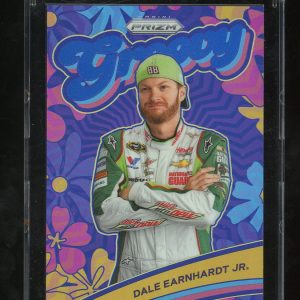 2024 Panini Prizm Racing Blue Prizm Groovy #15 Dale Earnhardt Jr. 40/49